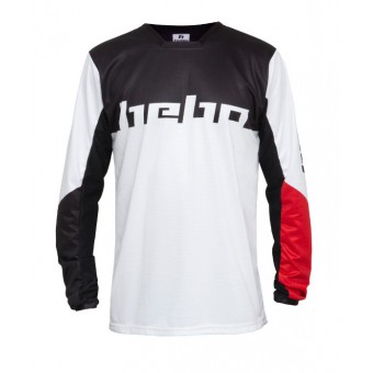 HEBO SCRATCH EVO BLACK WHITE RED MAGLIA CROSS