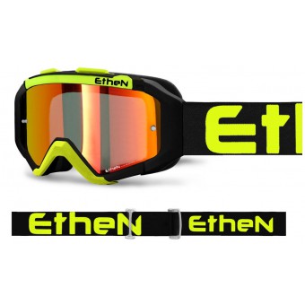 ETHEN MX05R NERO GIALLO FLUO MASCHERA