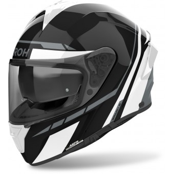 AIROH SPARK 2 SPINNER WHITE GLOSS CASCO INTEGRALE